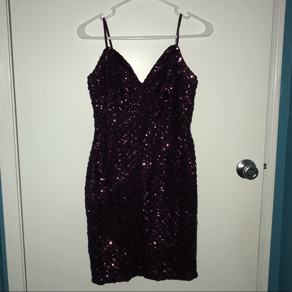 Purple Sparkly Dress